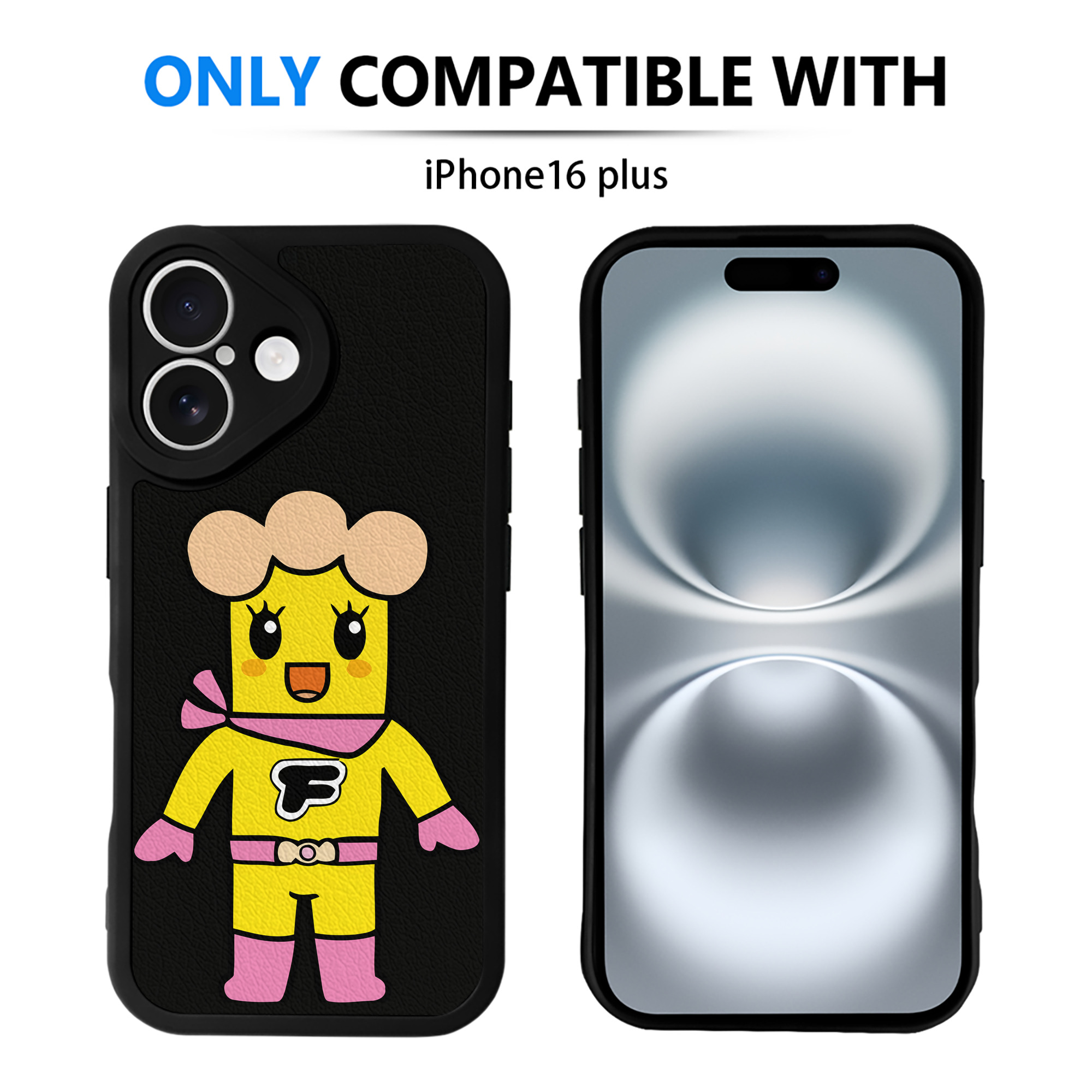 （画像用） アンパンマン Anpanman 【iPhone 16シリーズ対応】シリコンスマホケース（レザー調） 材質：シリコン